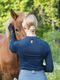 WAHLSTEN FAYA LONG SLEEVE SHIRT, DARK BLUE